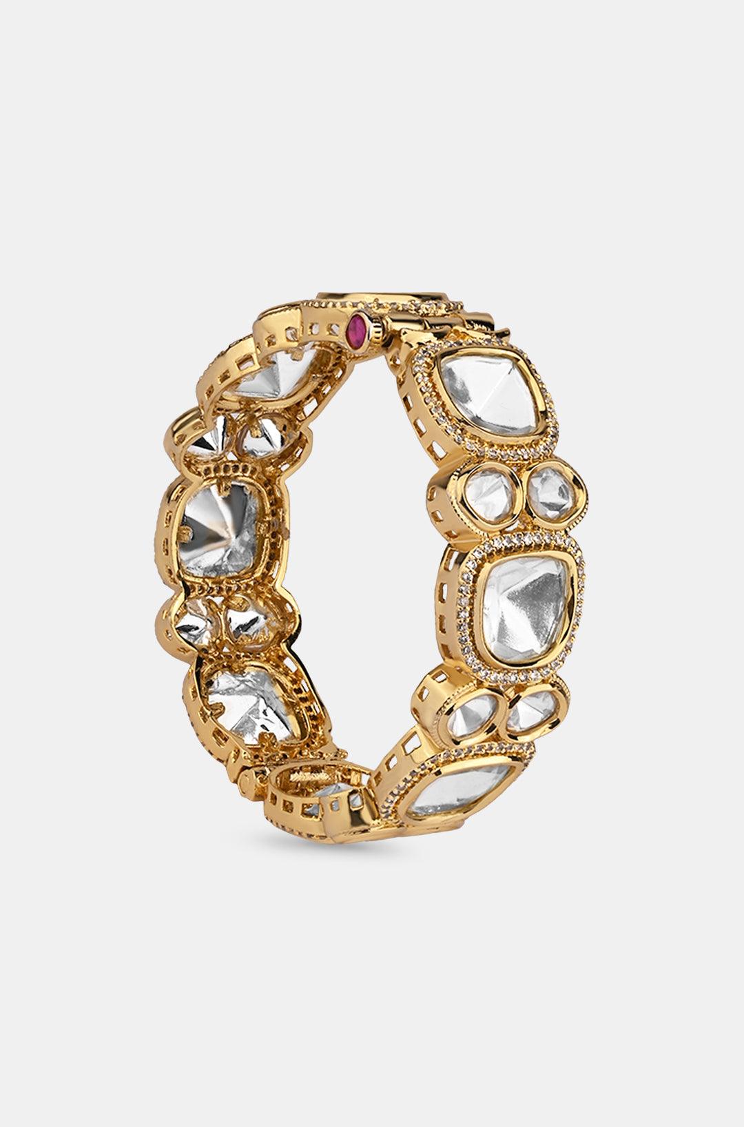 Radiant Polki Bangle - Dyulokha