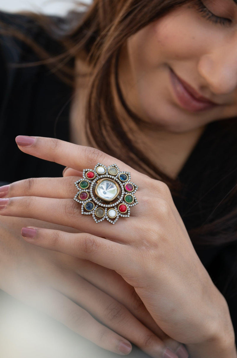 Navratan Splendor Ring - Dyulokha