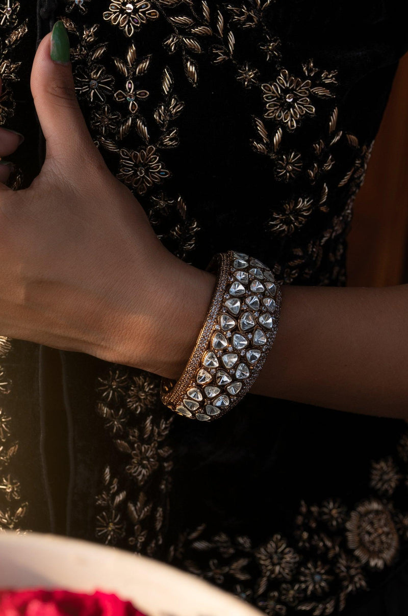 Victorian Polki Bangle - Dyulokha