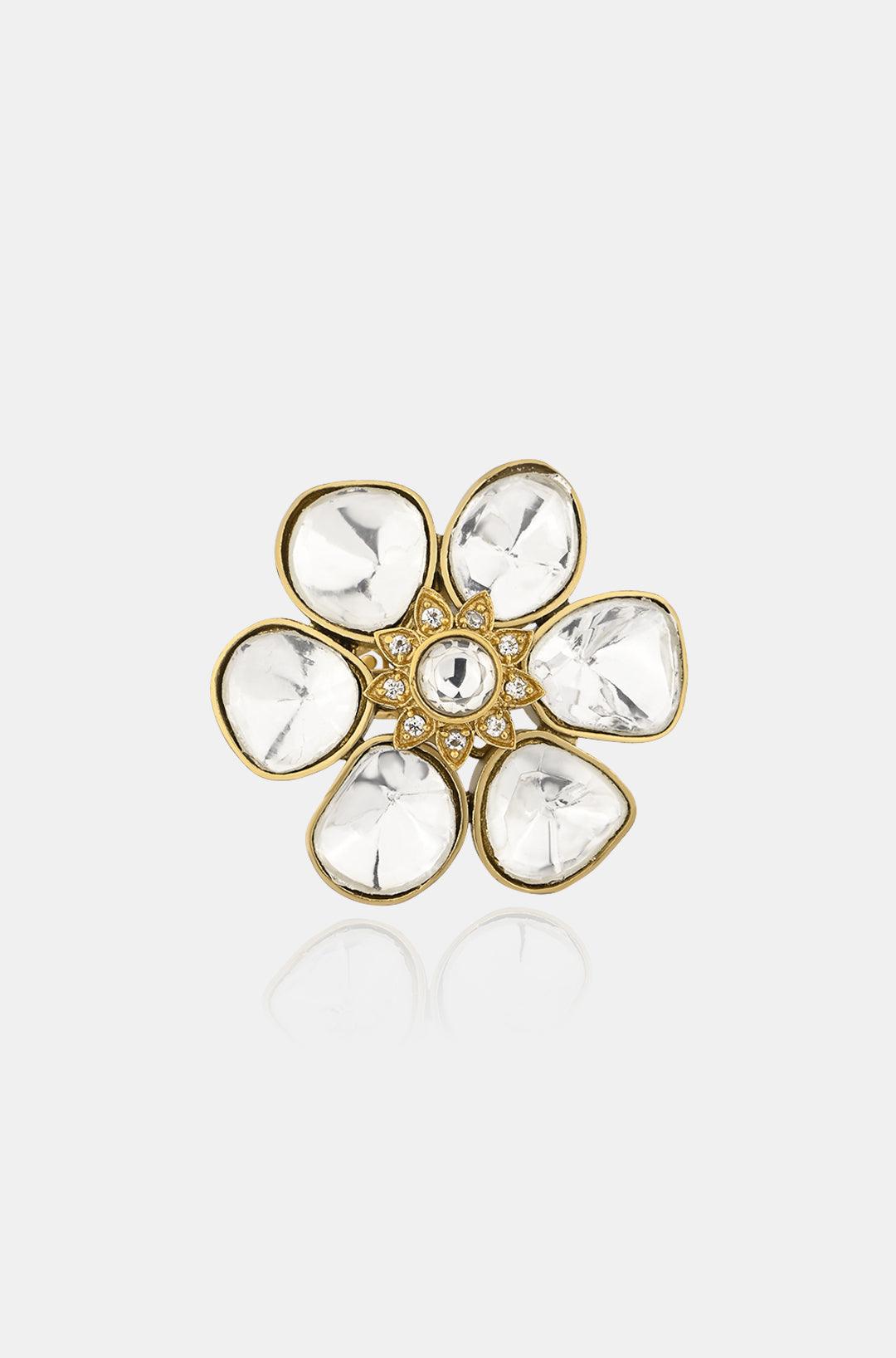 Polki Brilliance Ring - Dyulokha