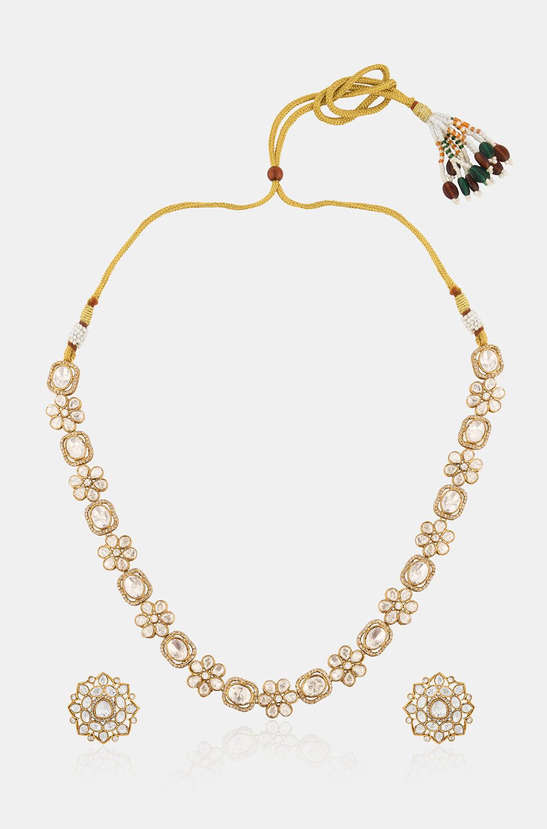 Blooming Polki Charm Set - Dyulokha