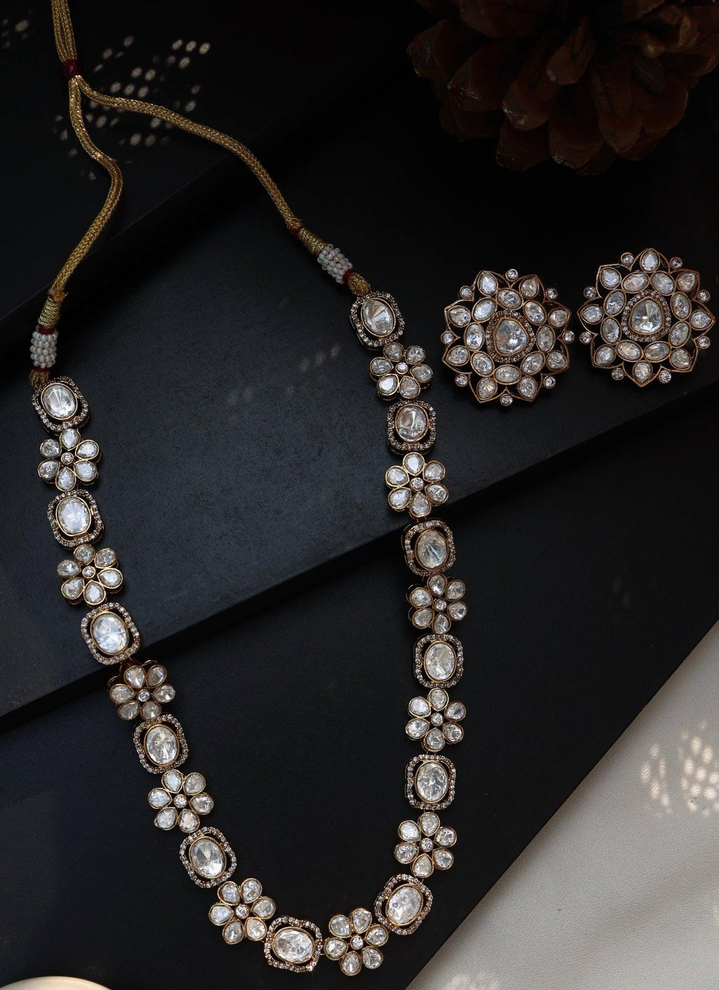 Blooming Polki Charm Set - Dyulokha