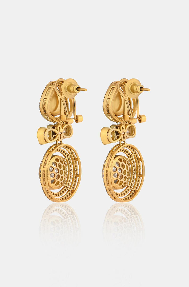 Polki Sparkle Earrings - Dyulokha