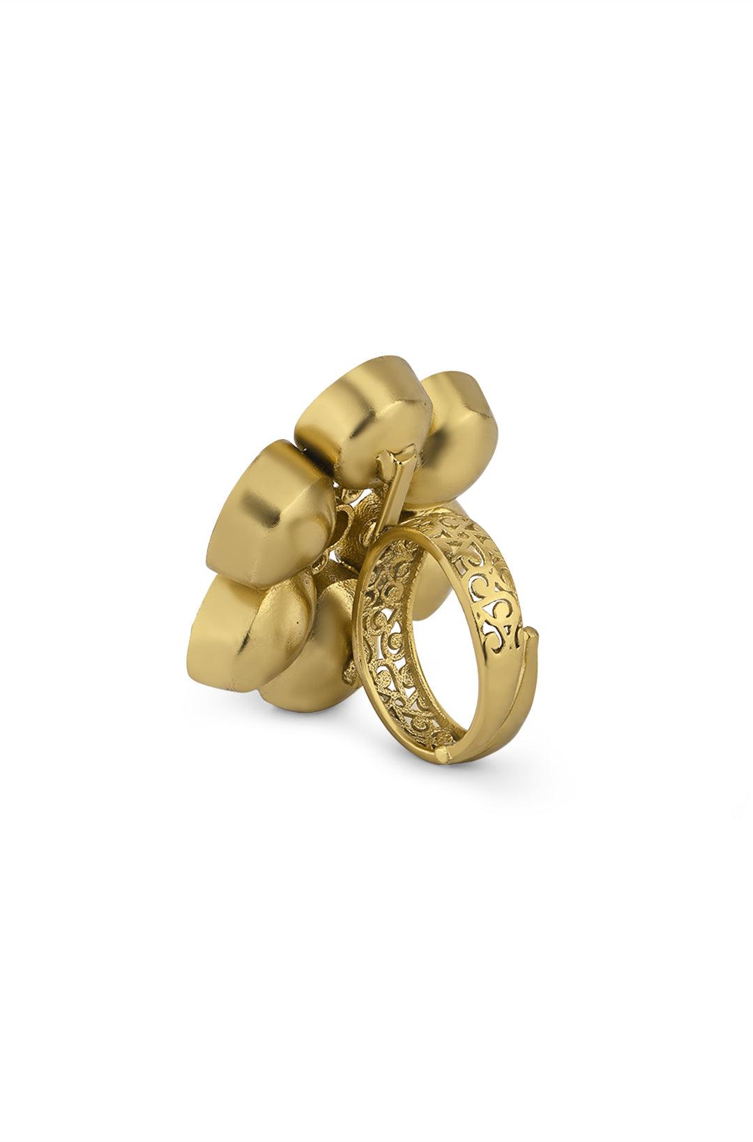 Polki Brilliance Ring - Dyulokha