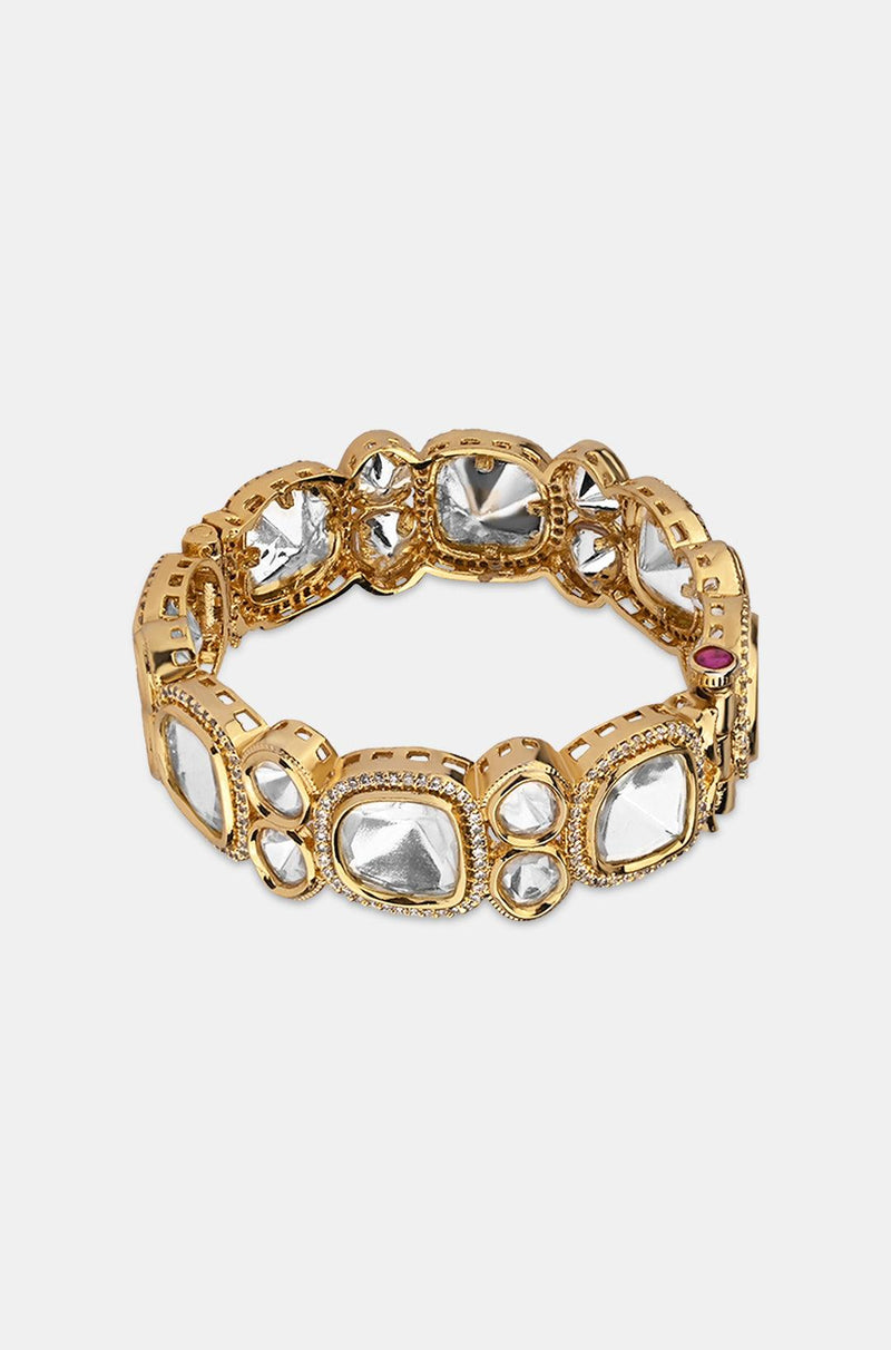 Radiant Polki Bangle - Dyulokha