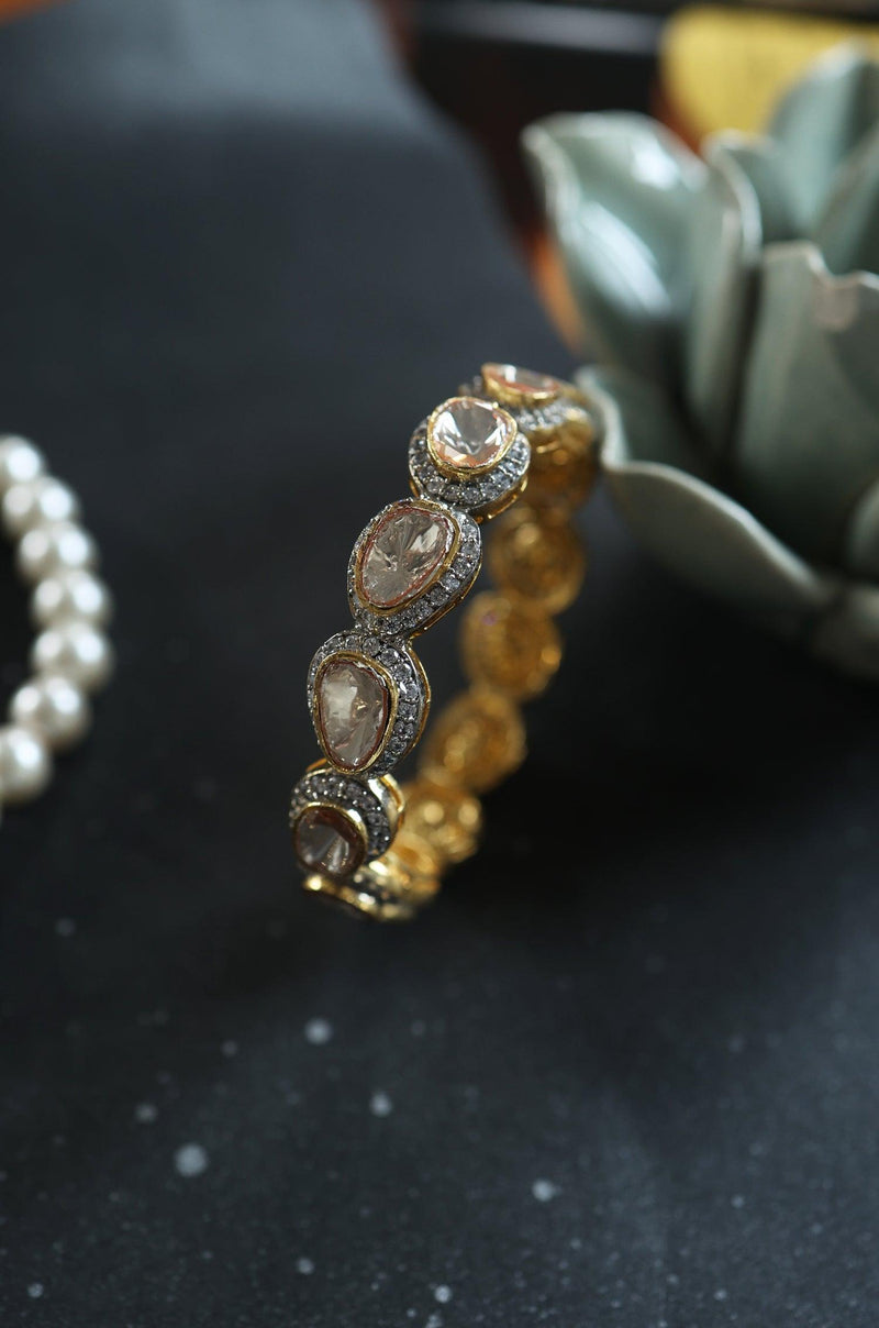 Dazzling Polki Bangle - Dyulokha