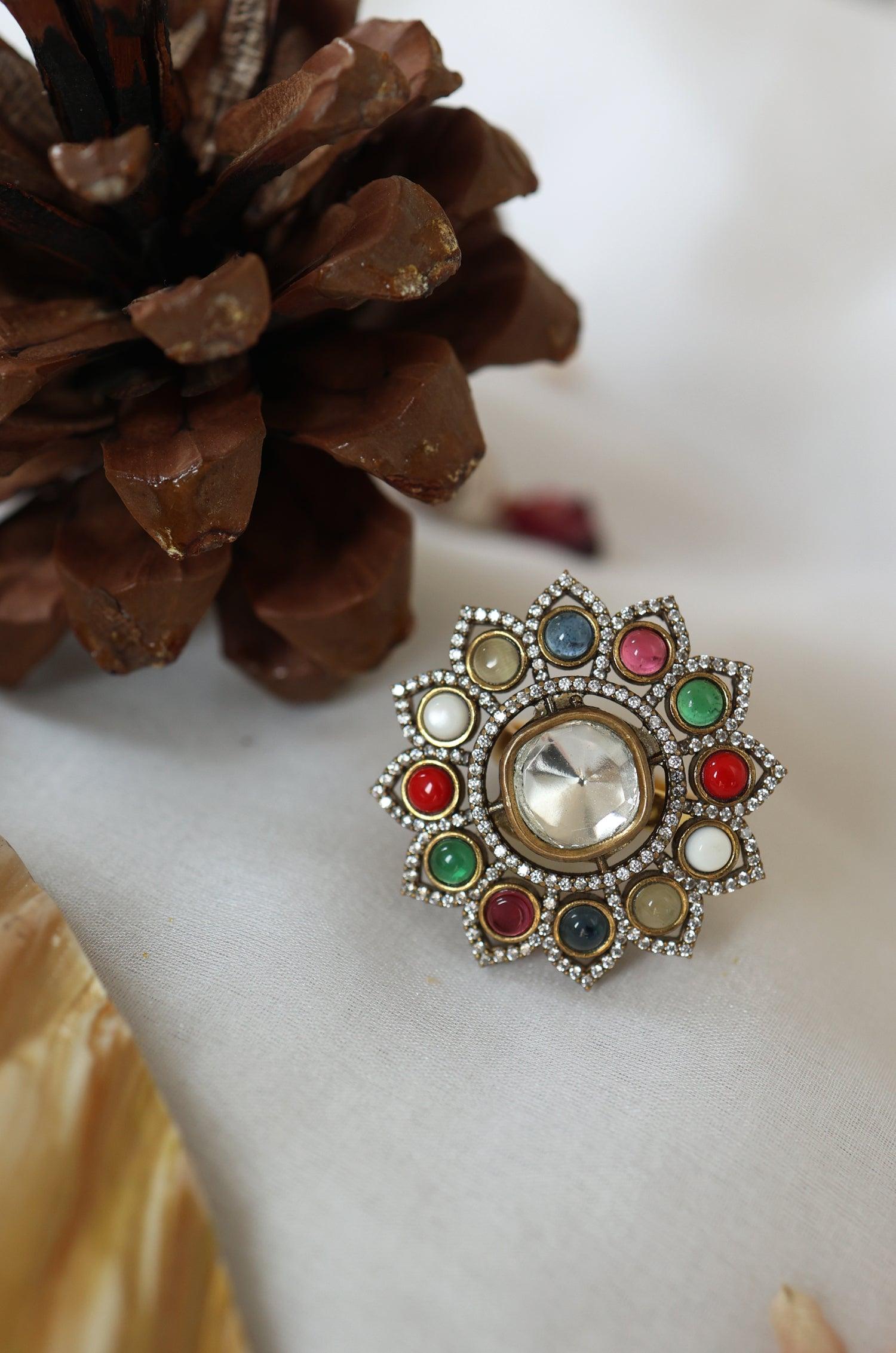 Navratan Splendor Ring - Dyulokha