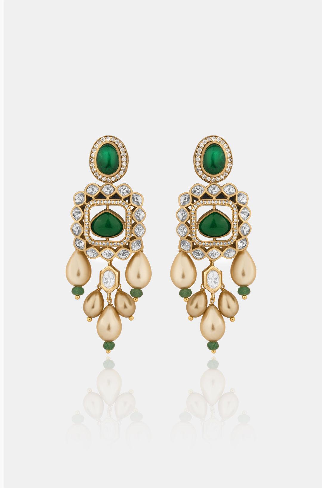 Majestic Charm Ranihaar Necklace Set - Dyulokha