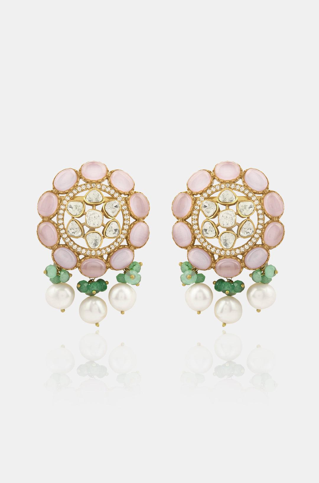 Rosy Garden Necklace Set - Dyulokha