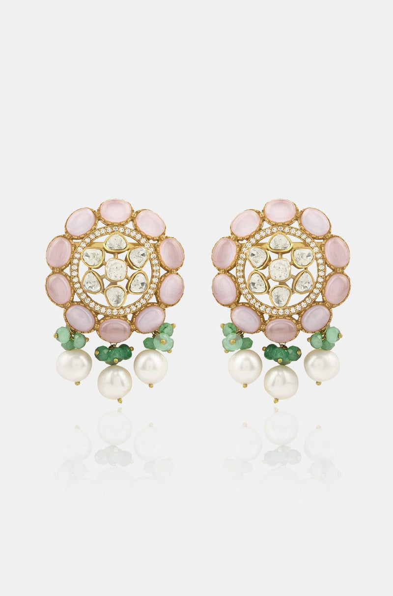 Rosy Garden Necklace Set - Dyulokha