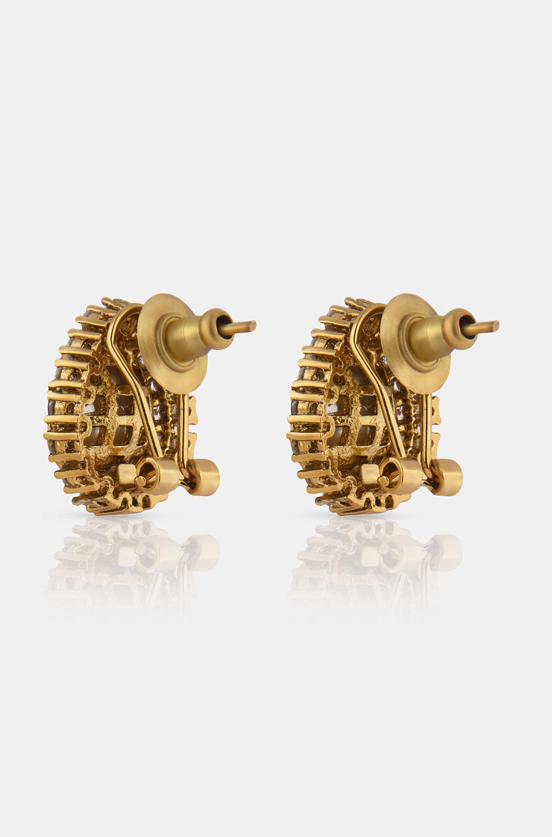 Polki Sparkle Studs - Dyulokha