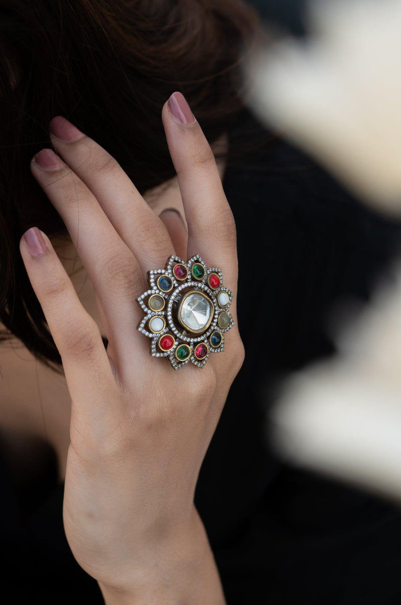 Navratan Splendor Ring - Dyulokha