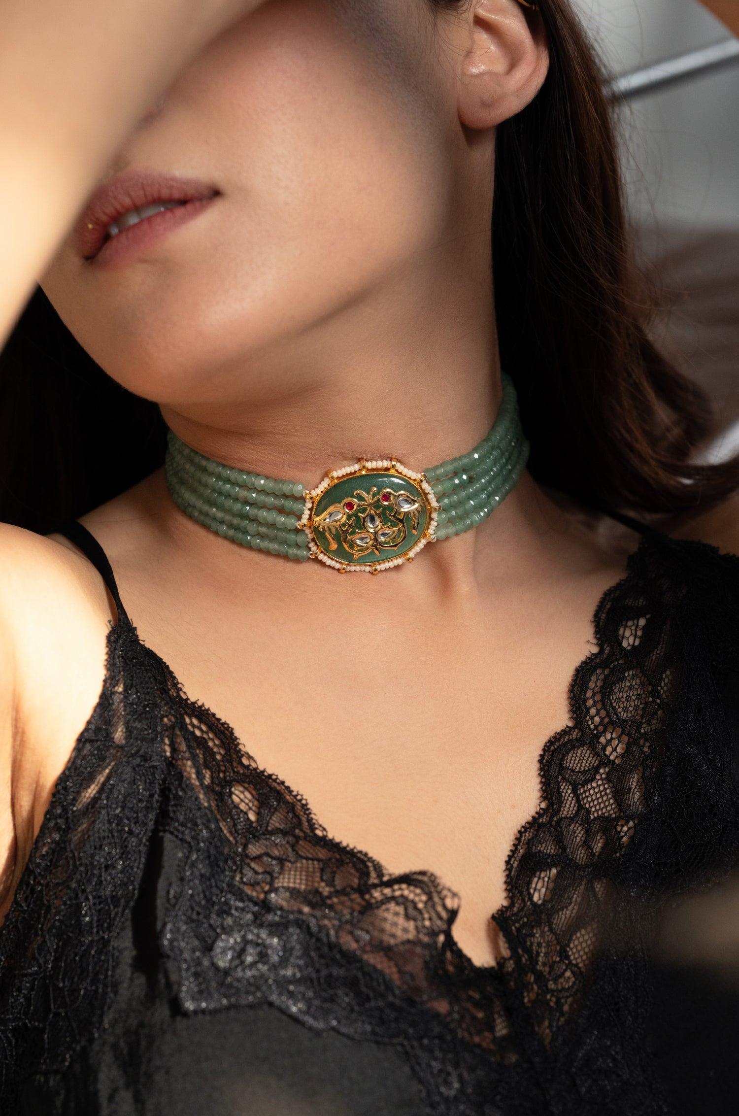 Frosty Mint Choker - Dyulokha