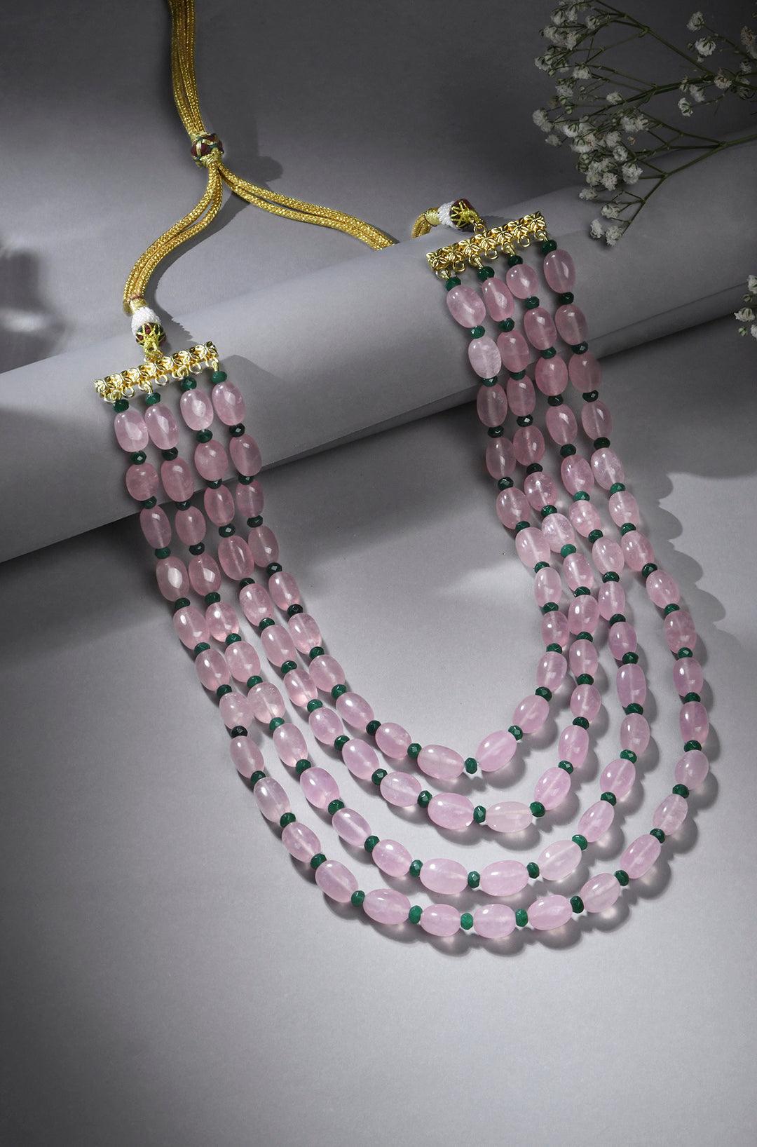 Blush Quartz Necklace - Dyulokha