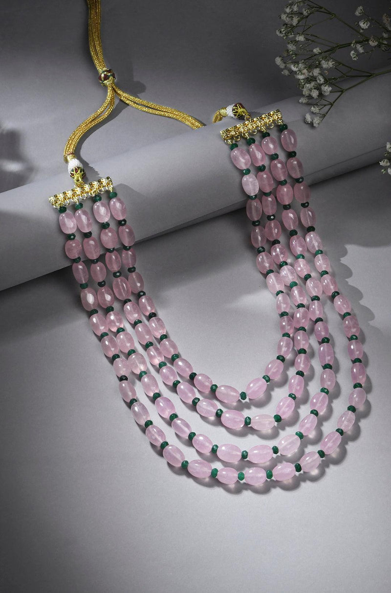 Blush Quartz Necklace - Dyulokha