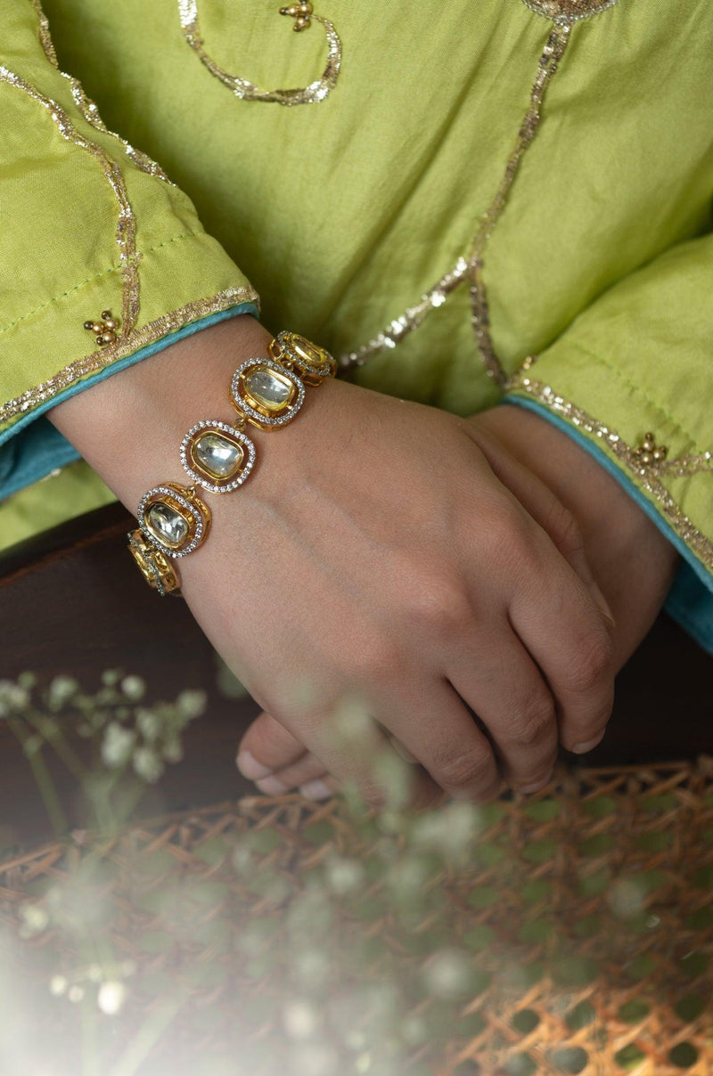 Polki Sparkle Bracelet - Dyulokha