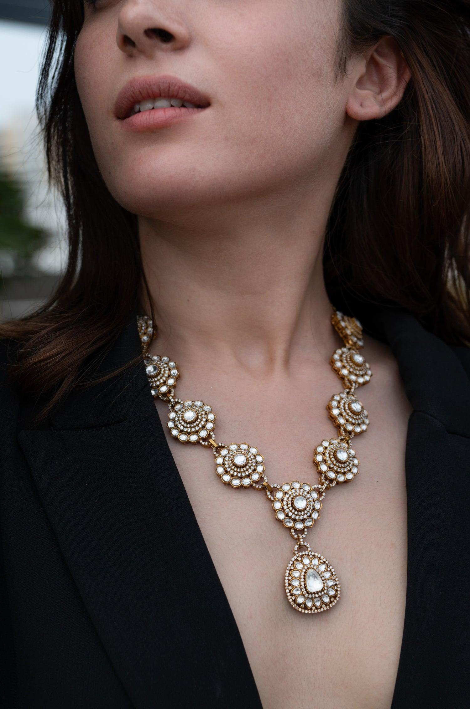 Victorian Polki Majesty Set - Dyulokha