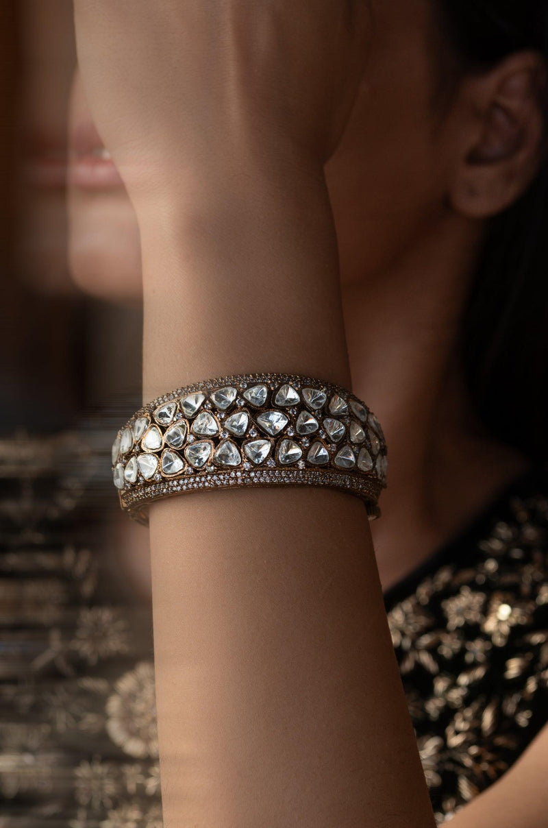 Victorian Polki Bangle - Dyulokha