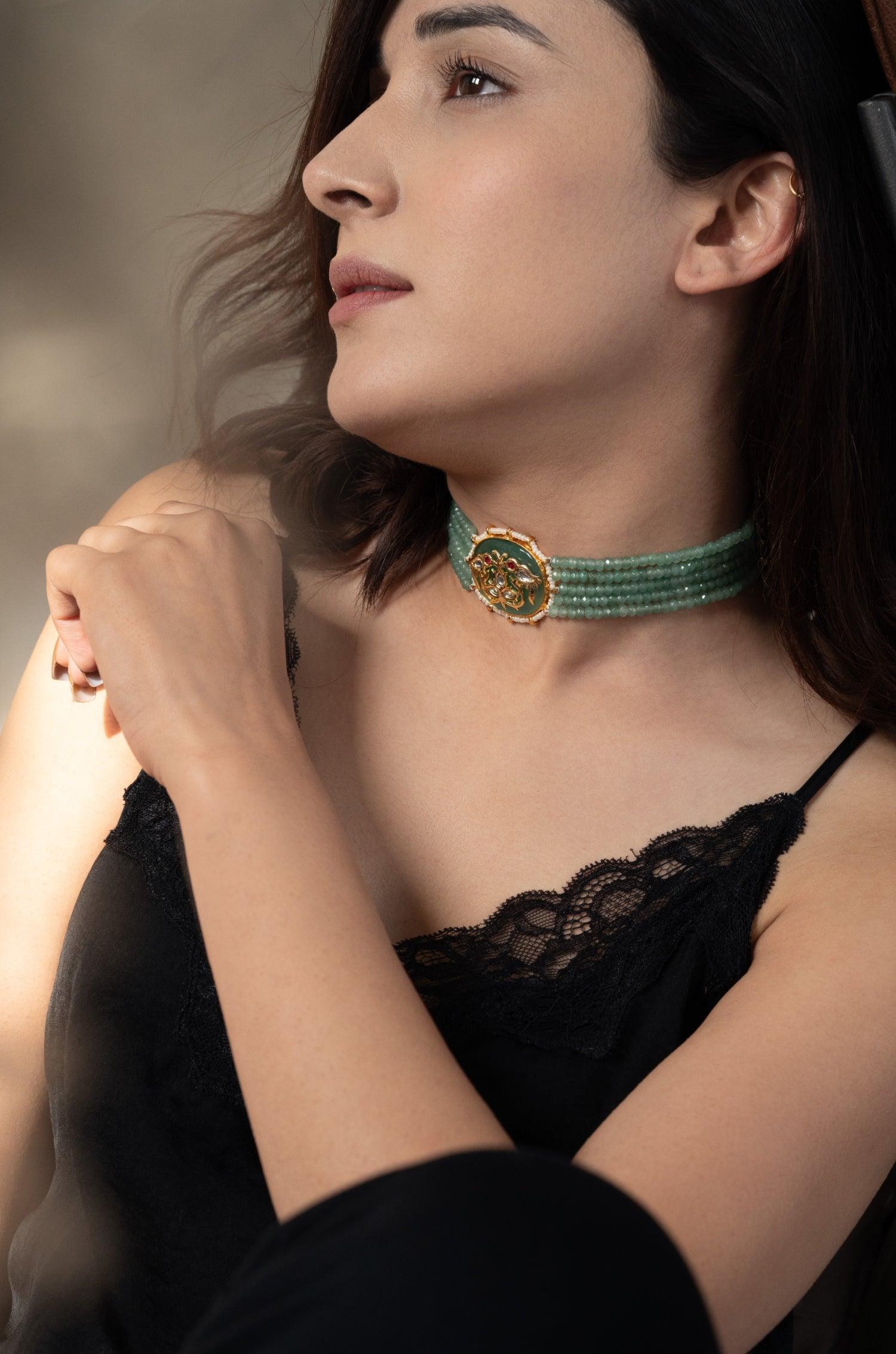 Frosty Mint Choker - Dyulokha