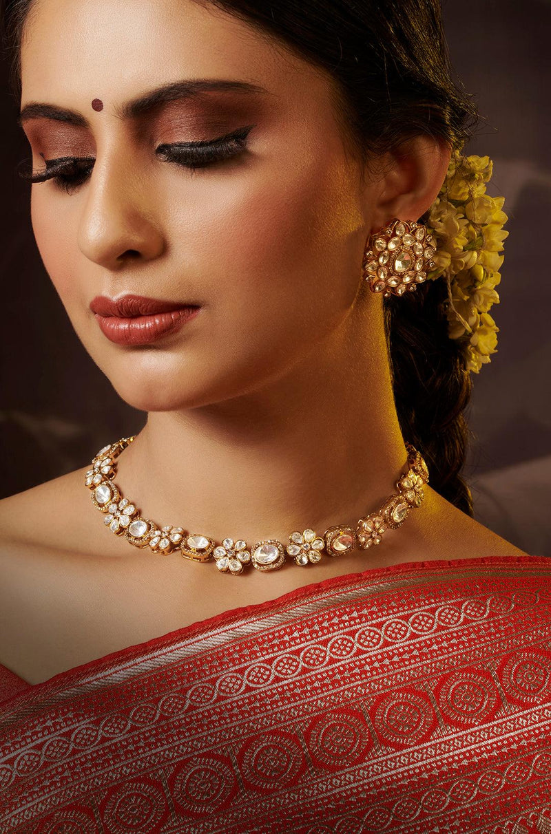 Blooming Polki Charm Set - Dyulokha