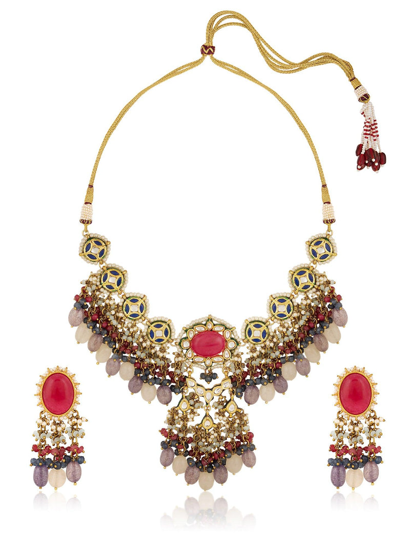Cultural Rich Maangtikka Choker set - Dyulokha