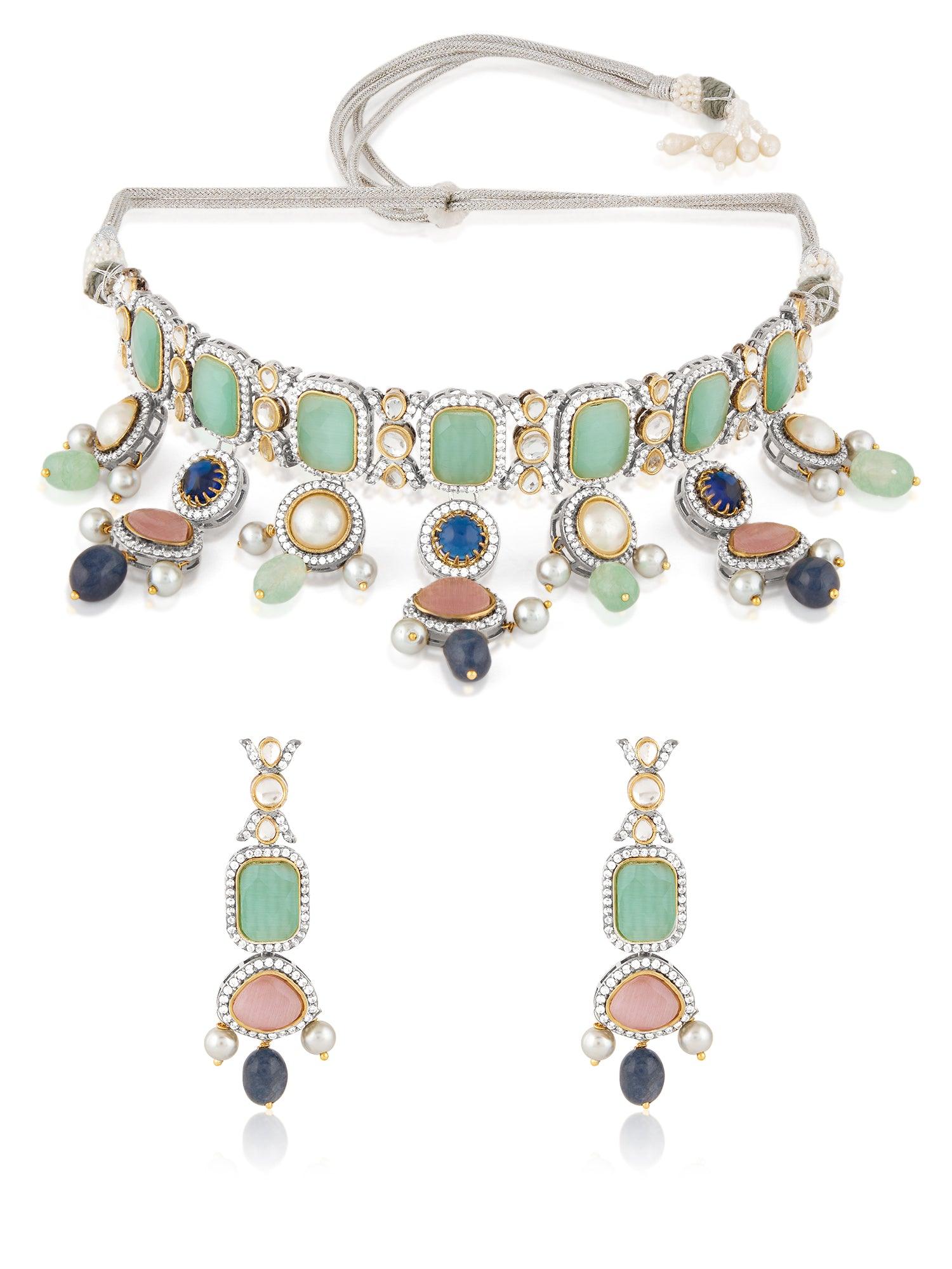 Antique Glam Choker set - Dyulokha