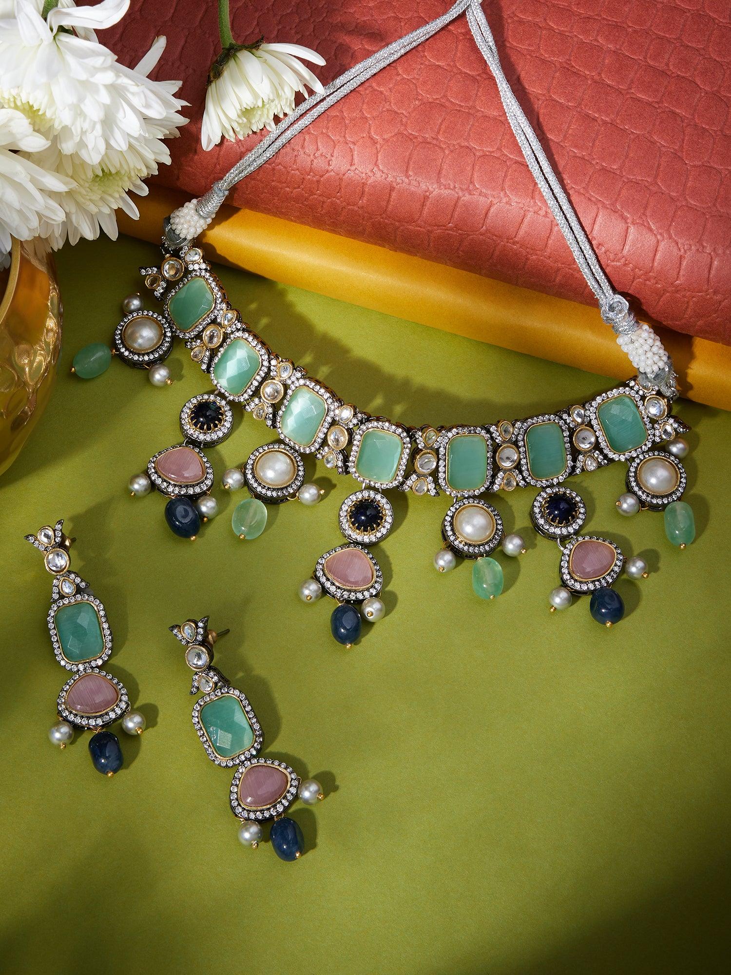 Antique Glam Choker set - Dyulokha