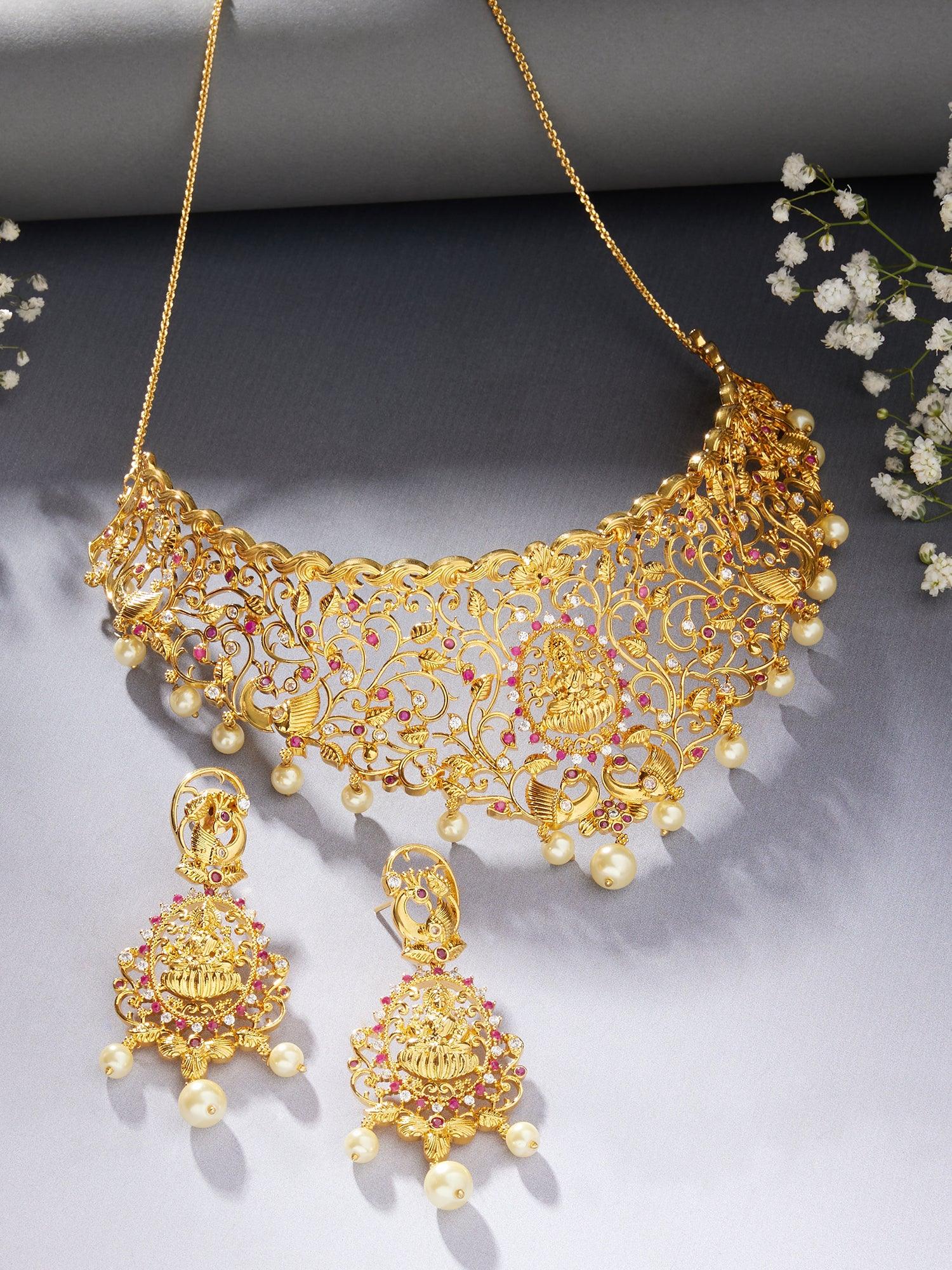 Lucent Pearl Choker Set - Dyulokha