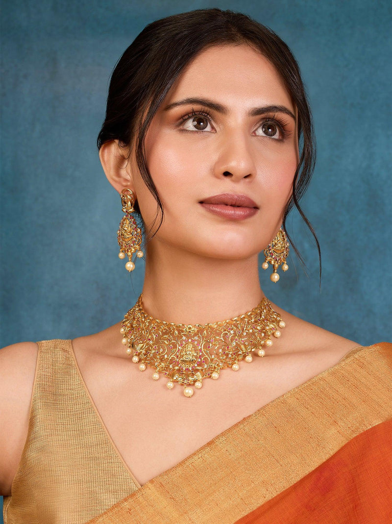 Lucent Pearl Choker Set - Dyulokha