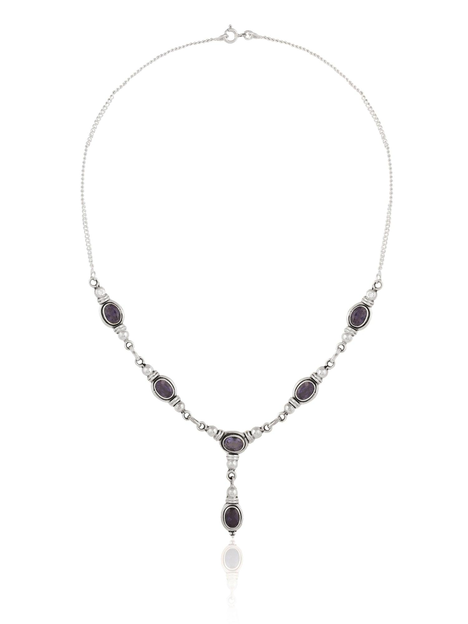 Luminous Iolite Necklace - Dyulokha