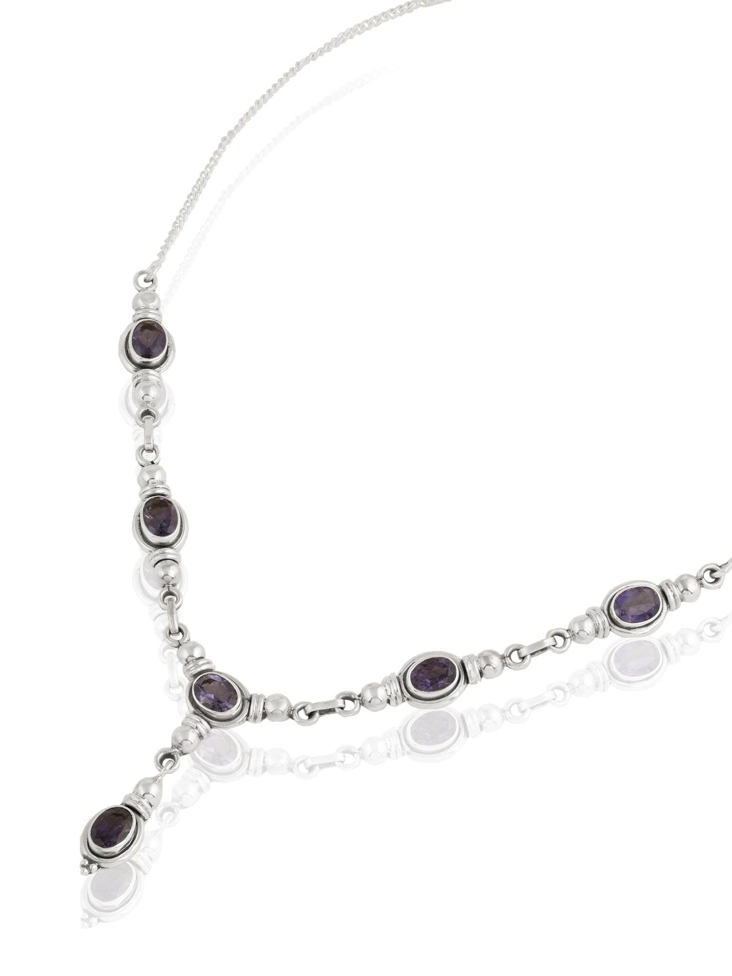 Luminous Iolite Necklace - Dyulokha