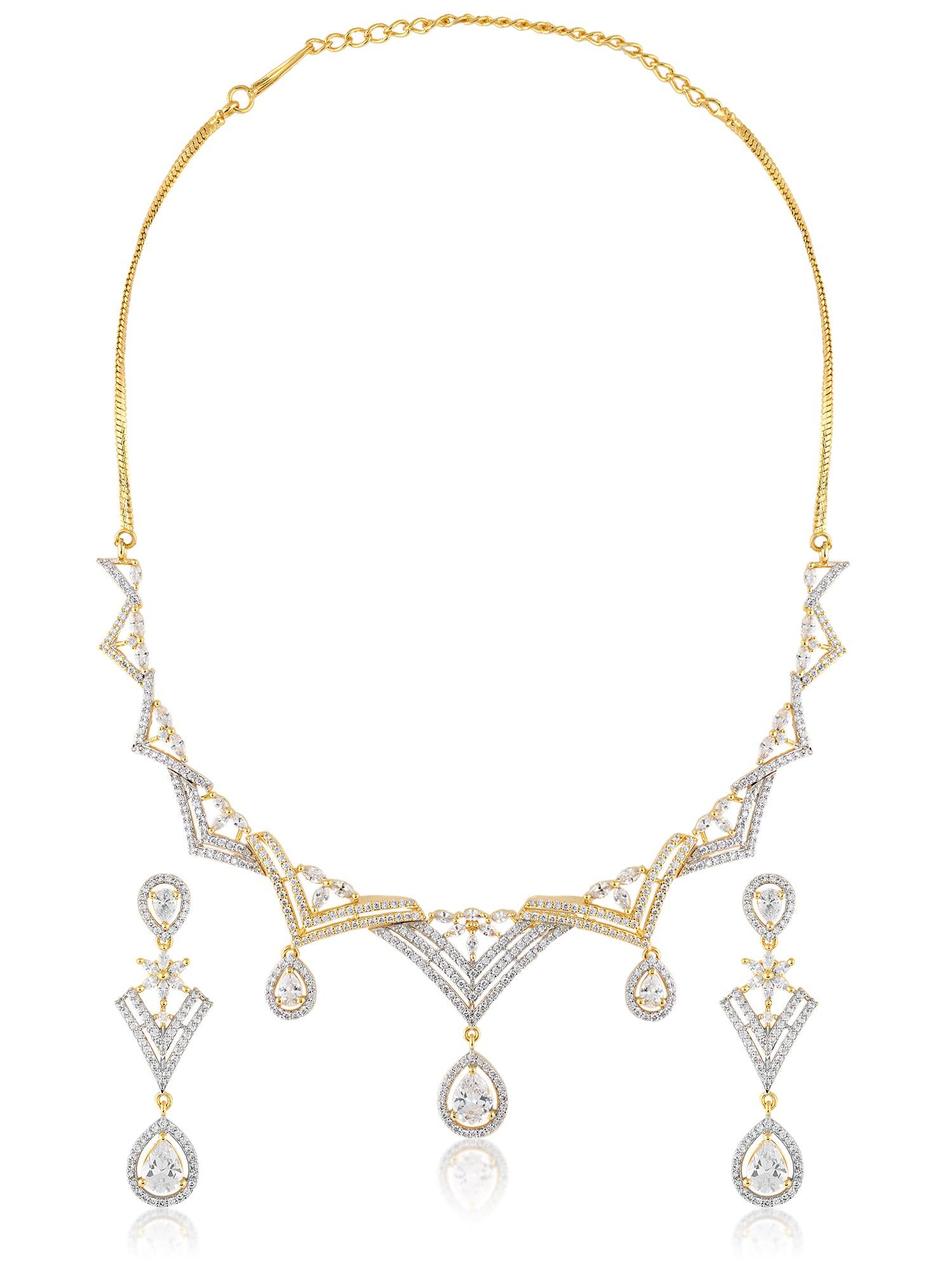 Dual Shine Necklace set - Dyulokha
