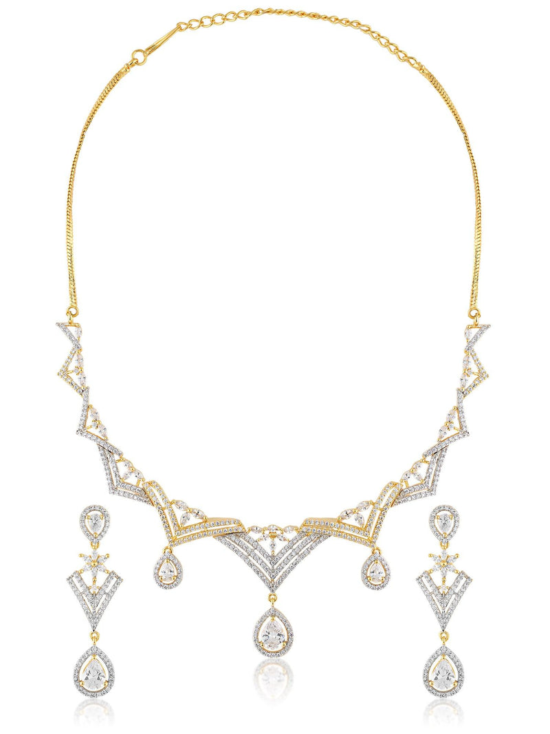 Dual Shine Necklace set - Dyulokha
