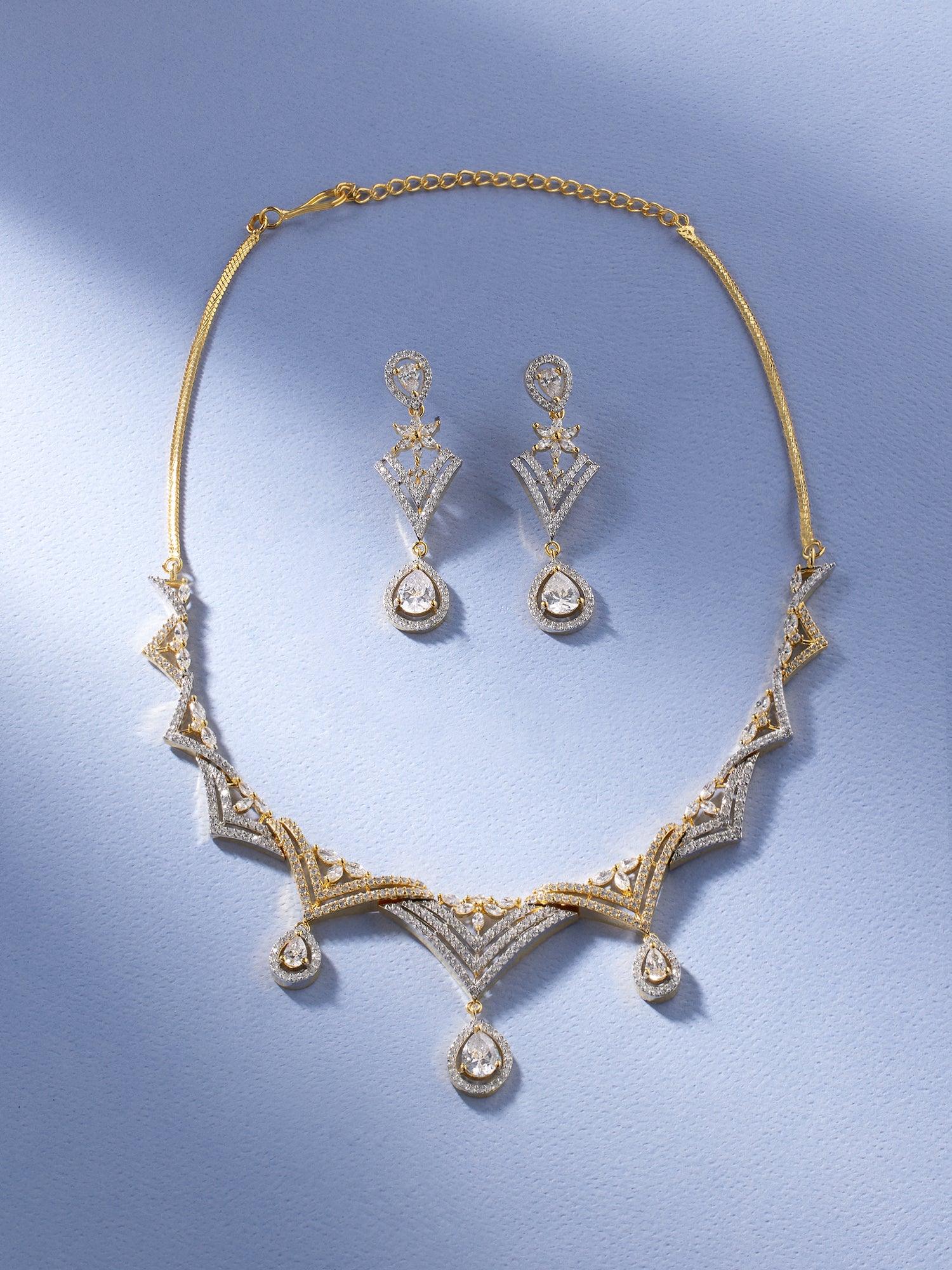Dual Shine Necklace set - Dyulokha