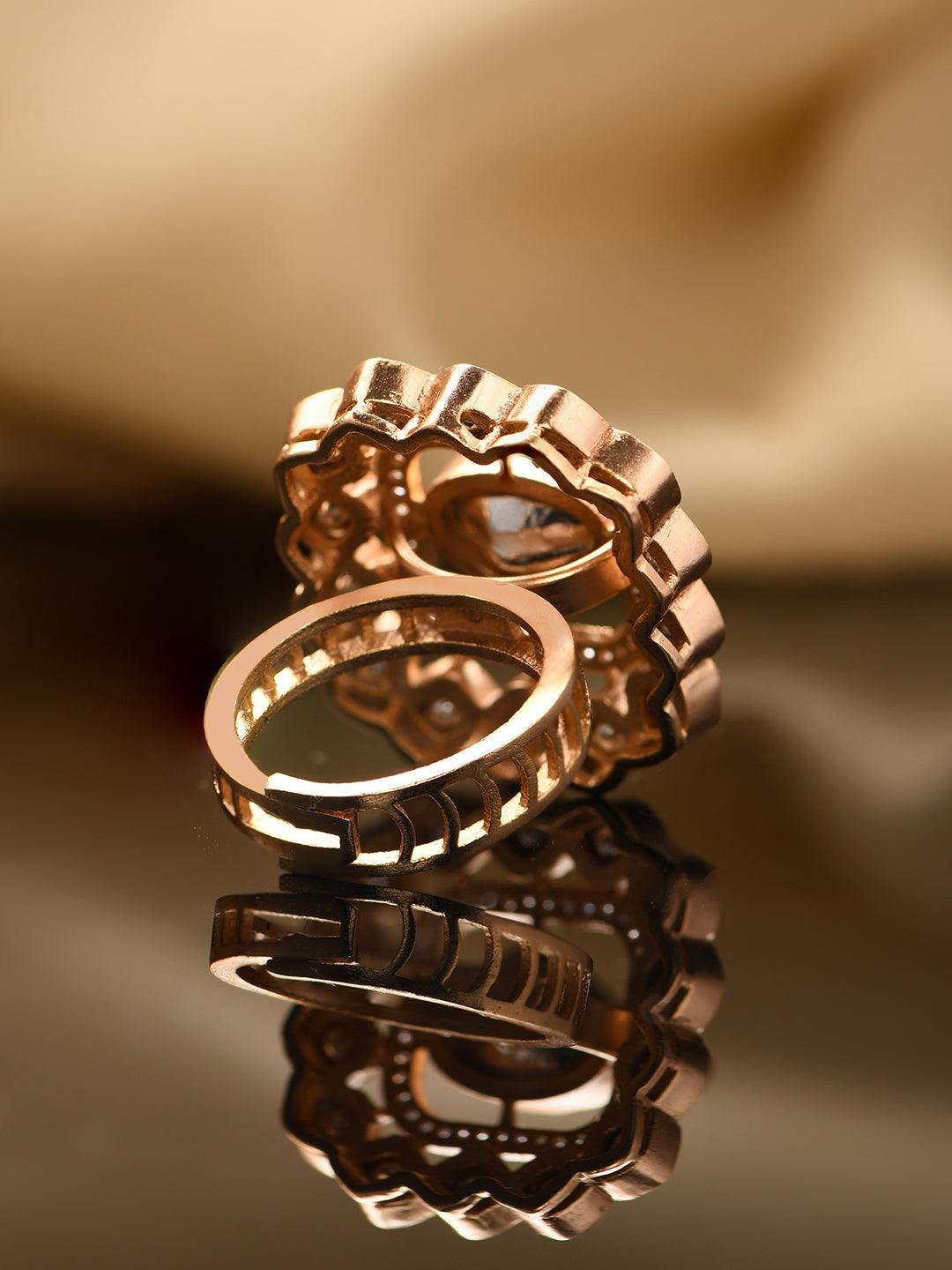 Mysterious Polki Ring - Dyulokha