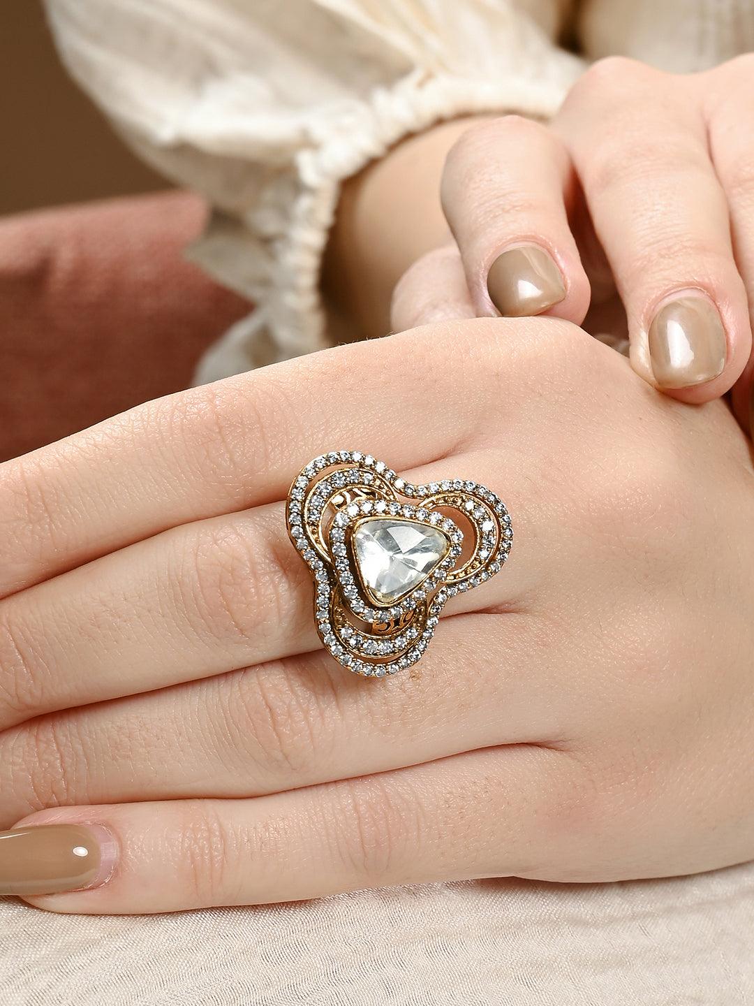 Cosmic Polki Ring - Dyulokha