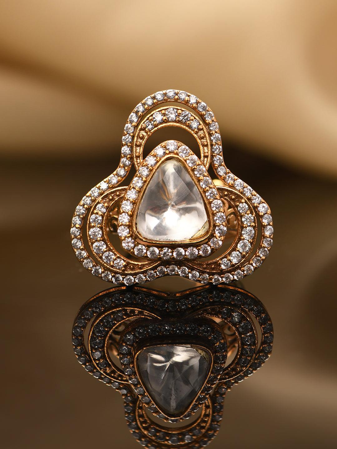 Cosmic Polki Ring - Dyulokha