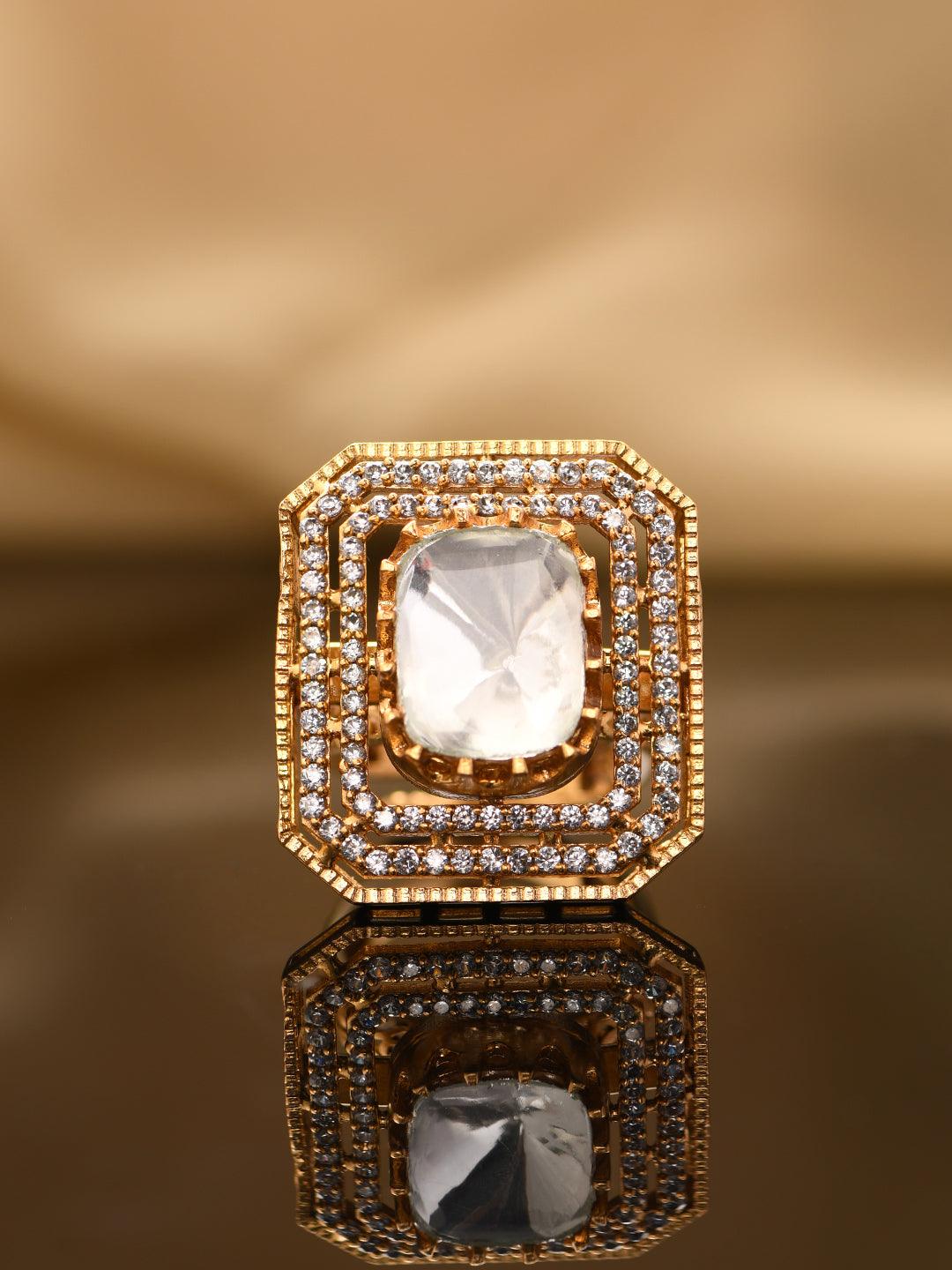 Angelic Polki Ring - Dyulokha