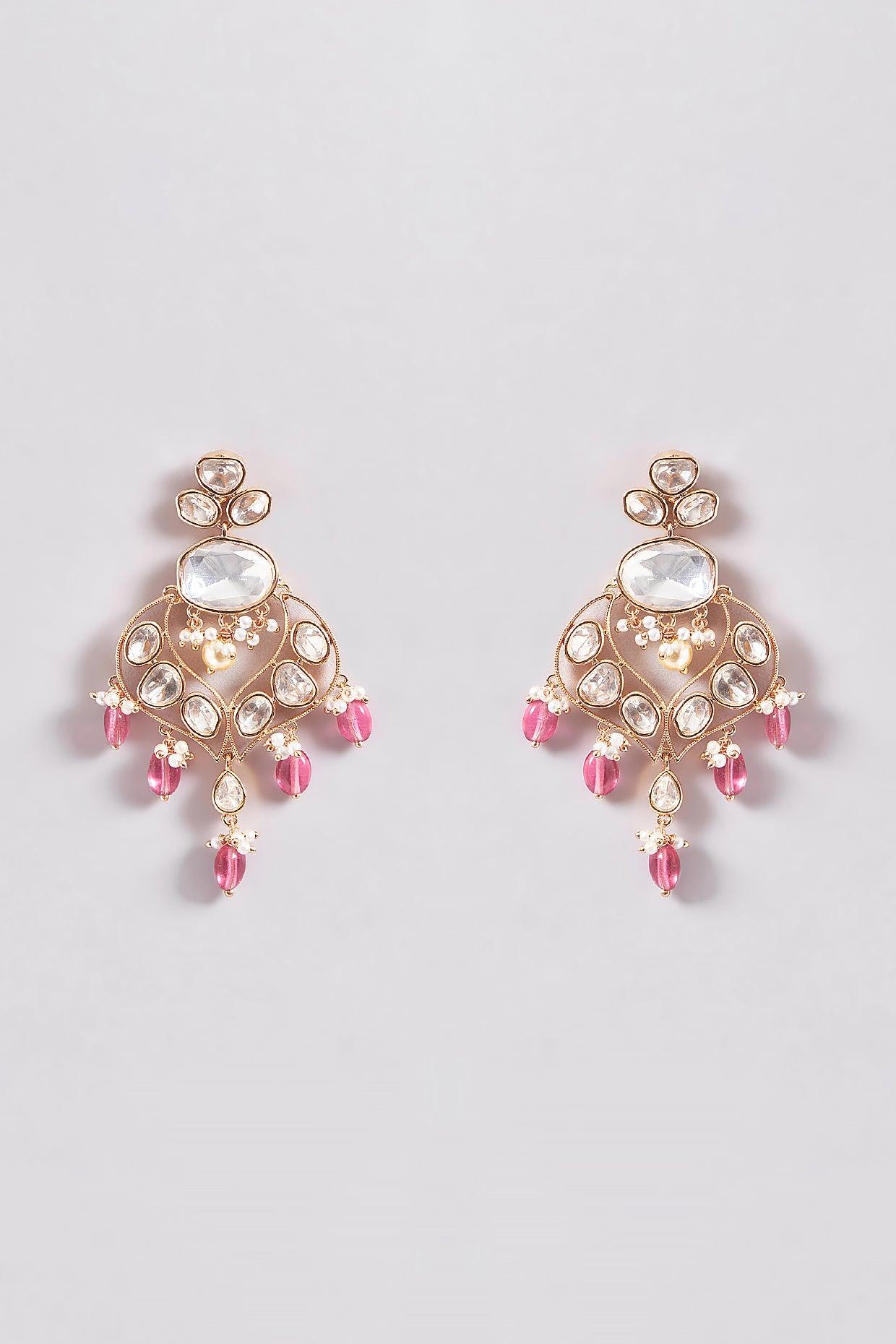 Elegant Layered Kundan Polki Set - Dyulokha