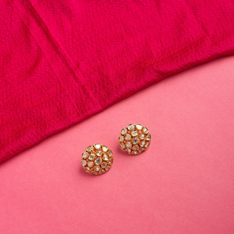 Polki Kundan Studs - Dyulokha
