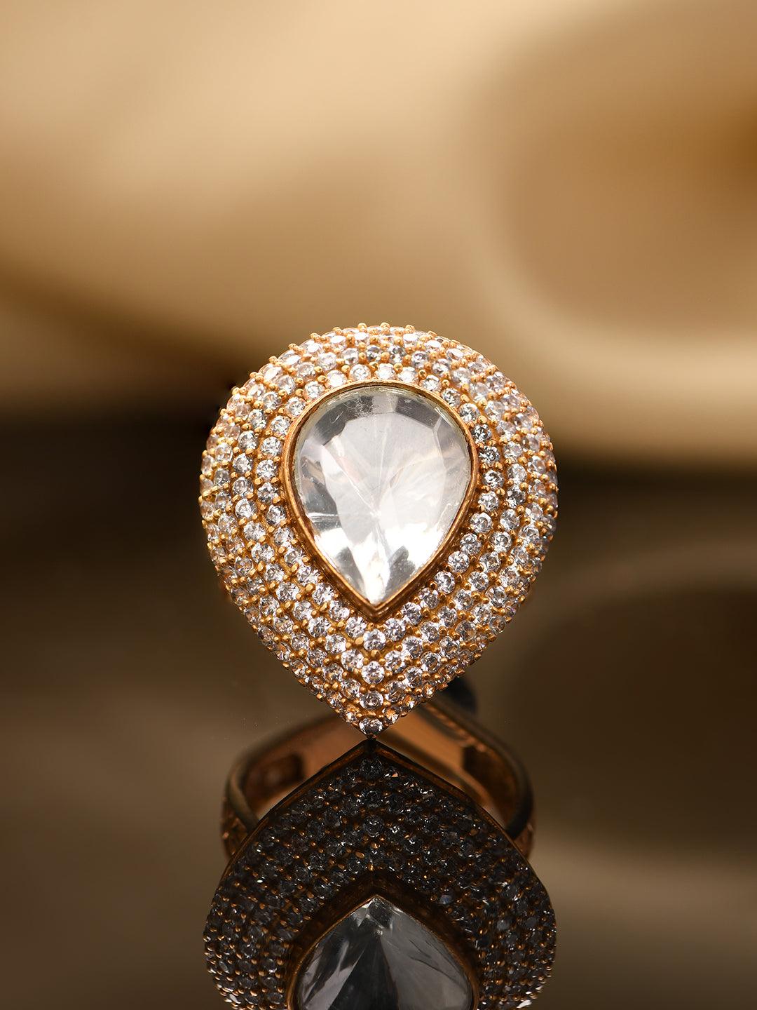 Mystic Charm Polki Ring - Dyulokha