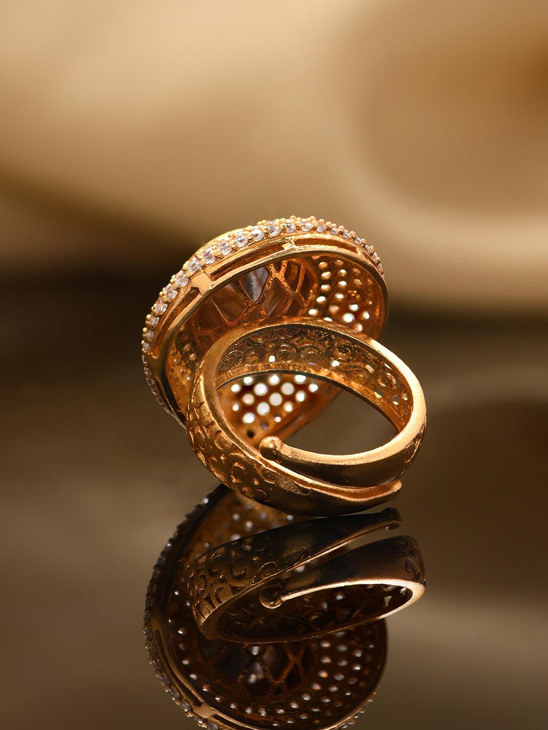 Mystic Charm Polki Ring - Dyulokha