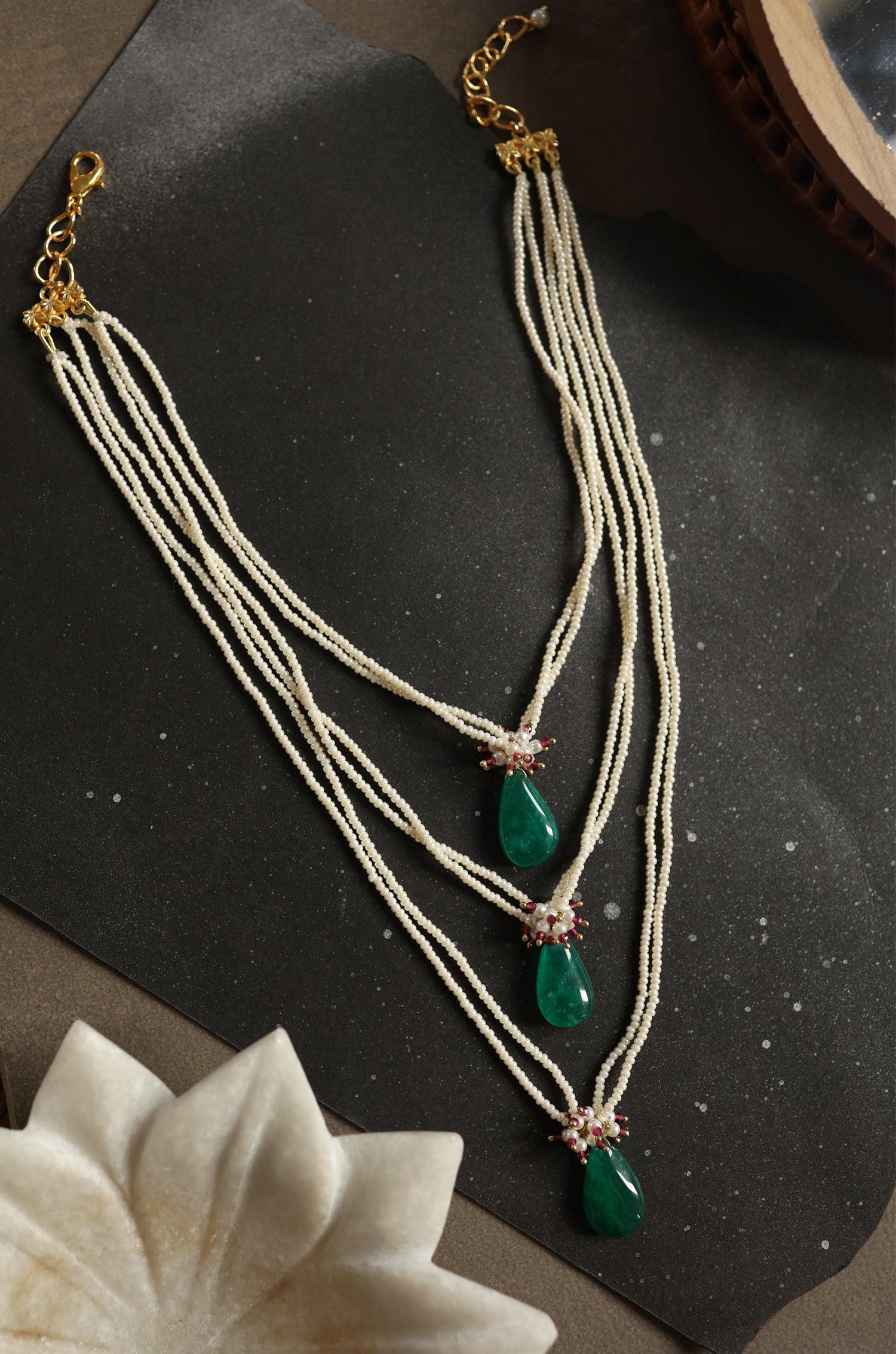 Pearl Cascade Necklace - Dyulokha