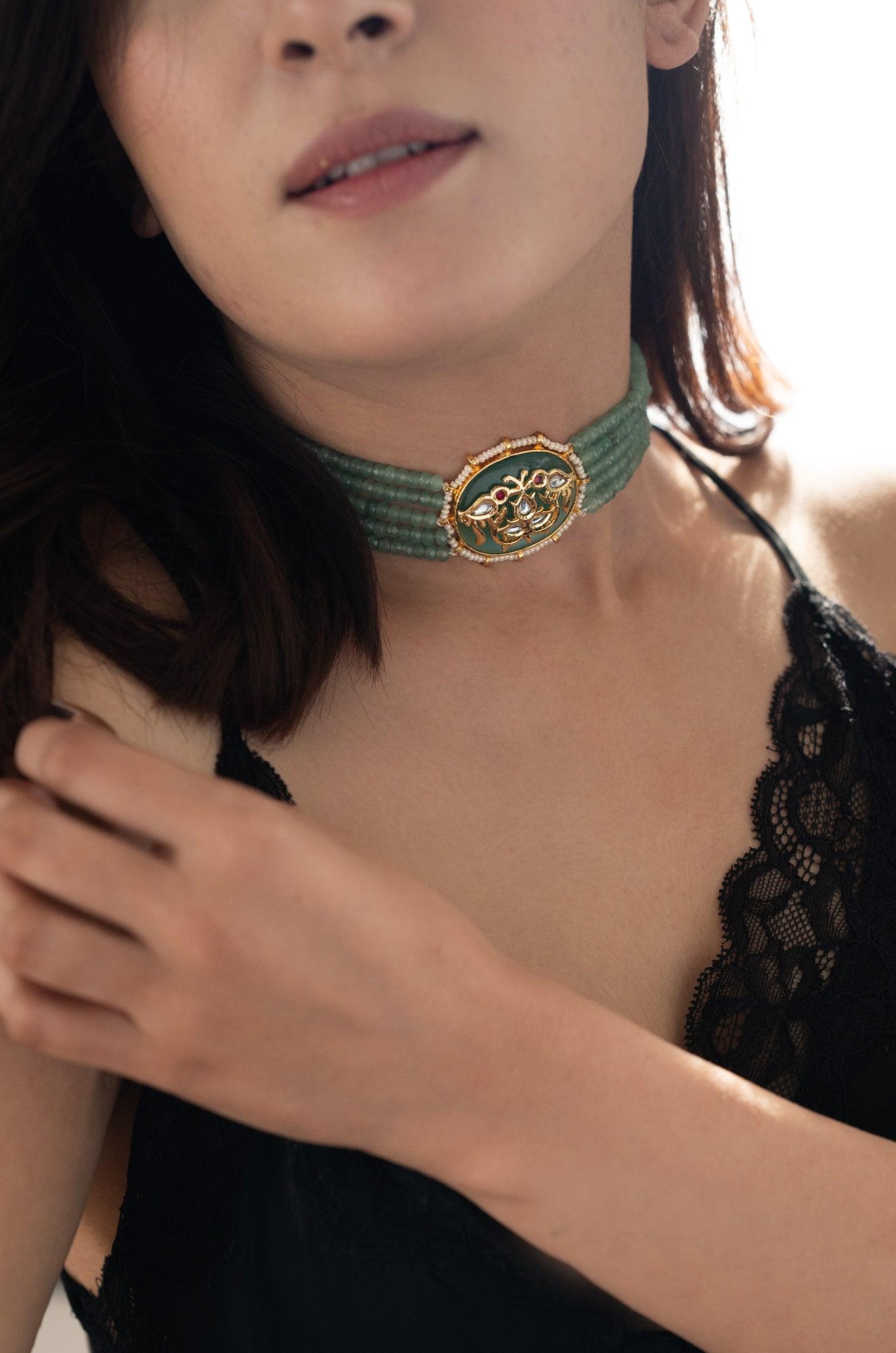 Frosty Mint Choker - Dyulokha