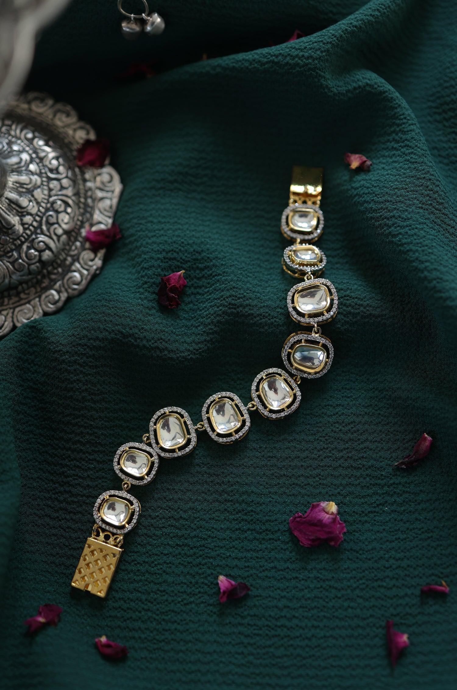 Polki Sparkle Bracelet - Dyulokha