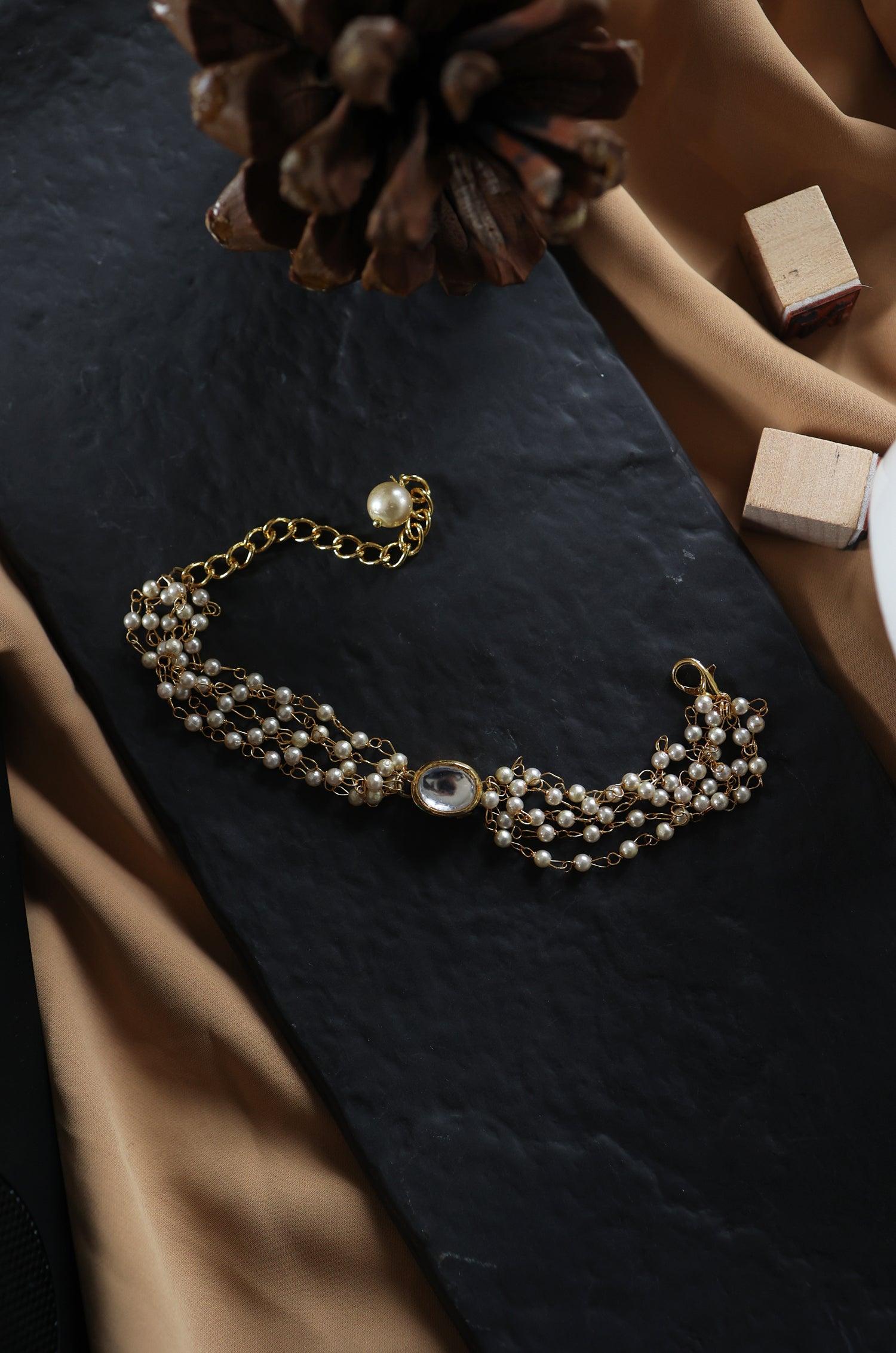 Kundan Radiance Bracelet - Dyulokha