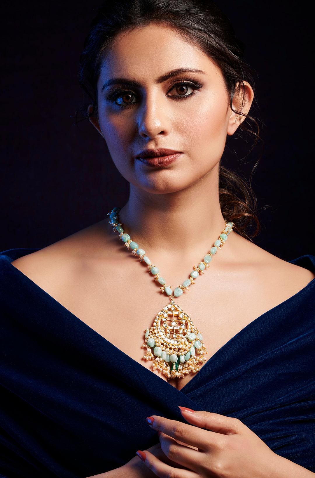 Turquoise Treasure Necklace - Dyulokha