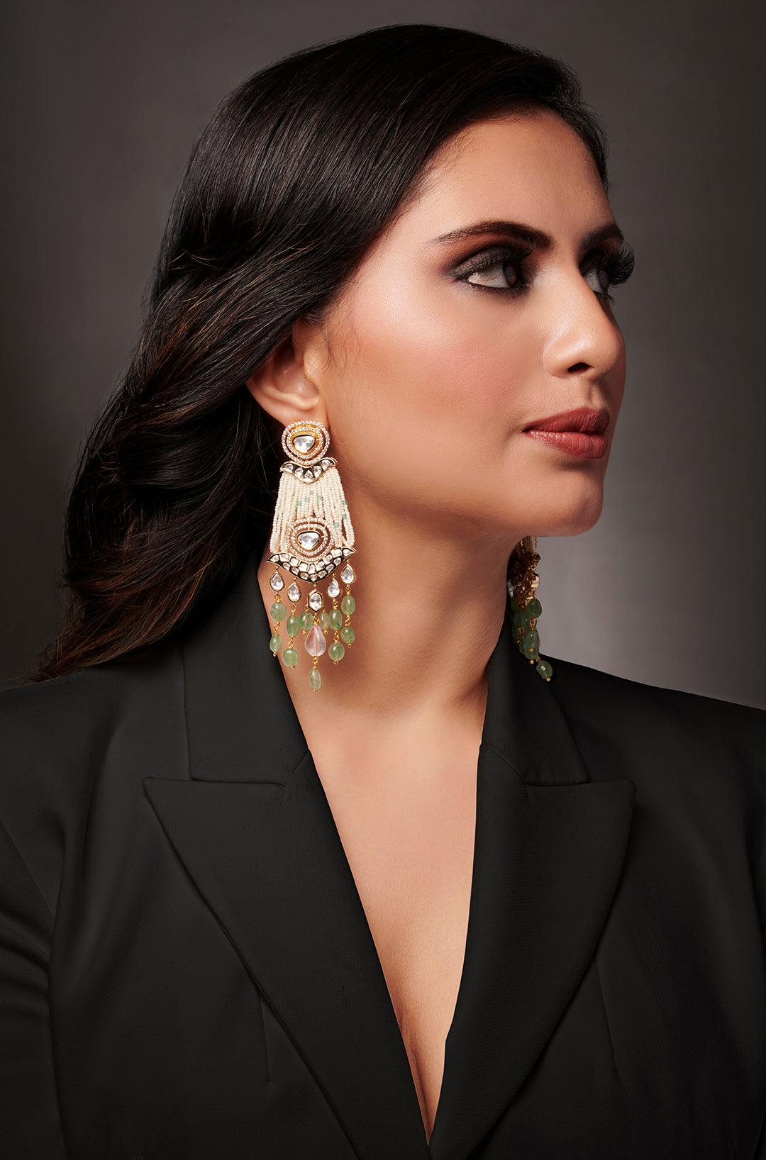 Graceful Vibrance Chandelier Earrings - Dyulokha