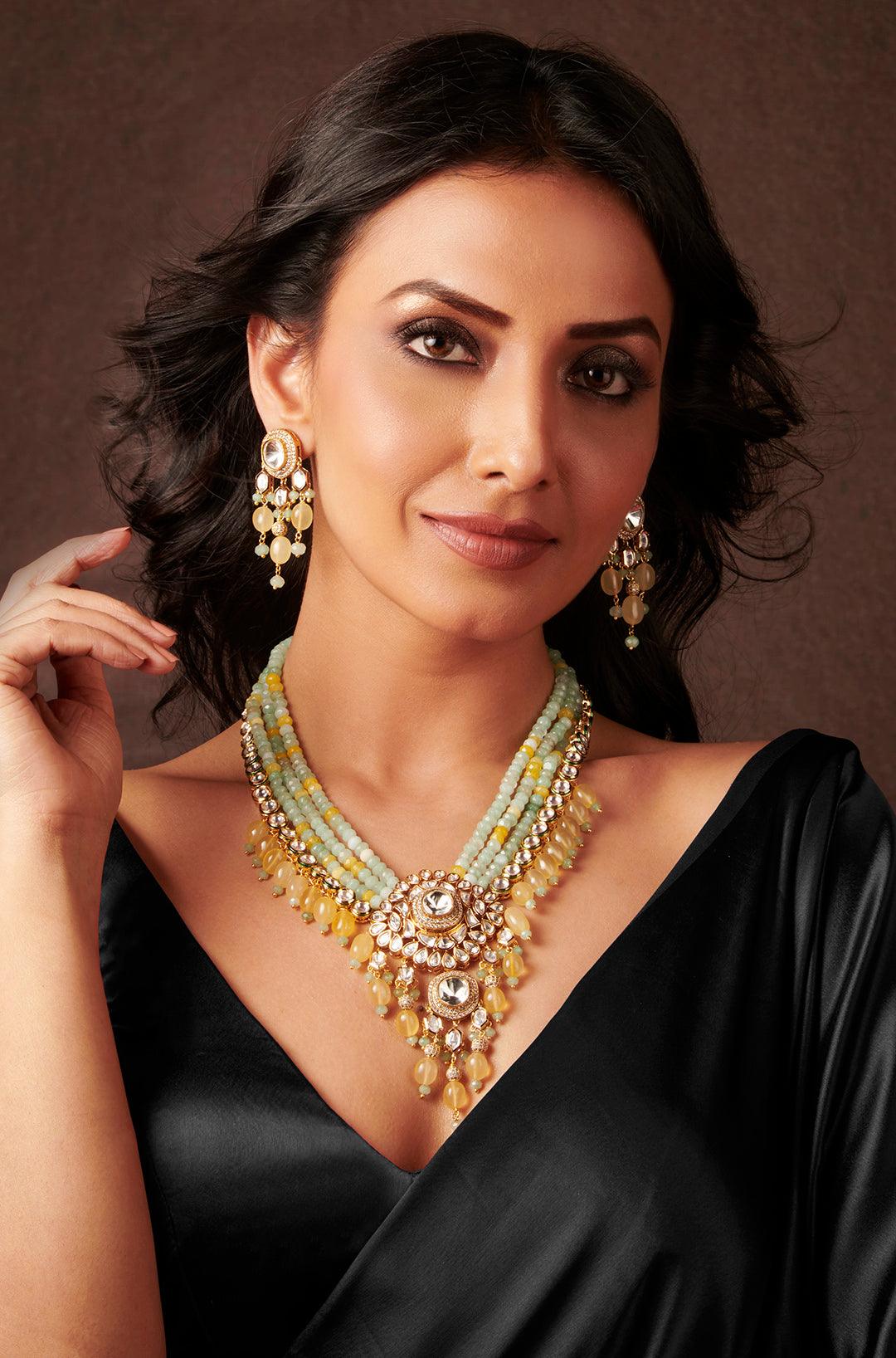 Rich Tapestry Multicolor Necklace Set - Dyulokha