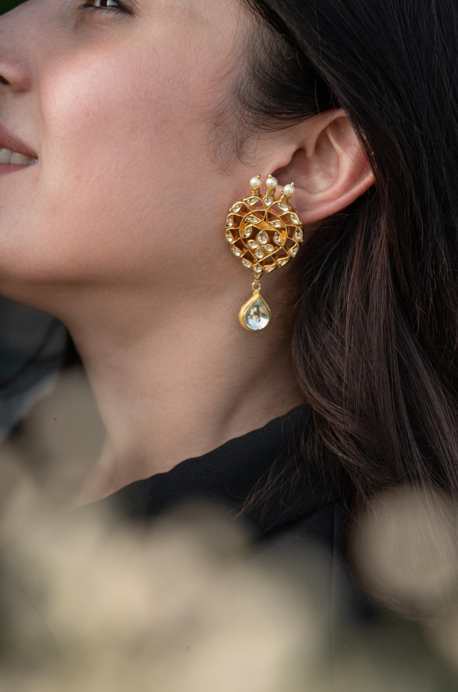 Kundan Glamour Long Set - Dyulokha